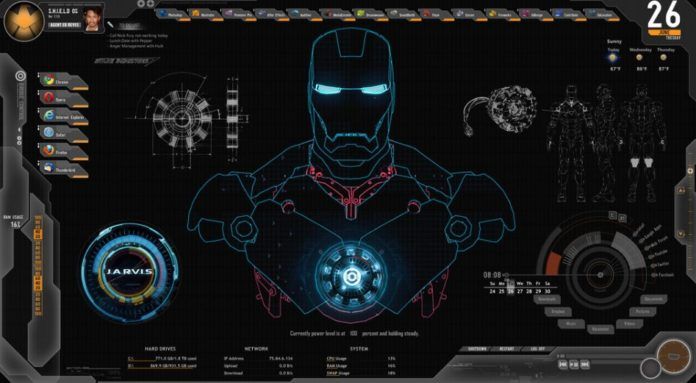 Detail Rainmeter Skin Iron Man Nomer 29