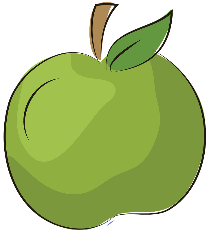 Detail Apfel Mit Blatt Nomer 4