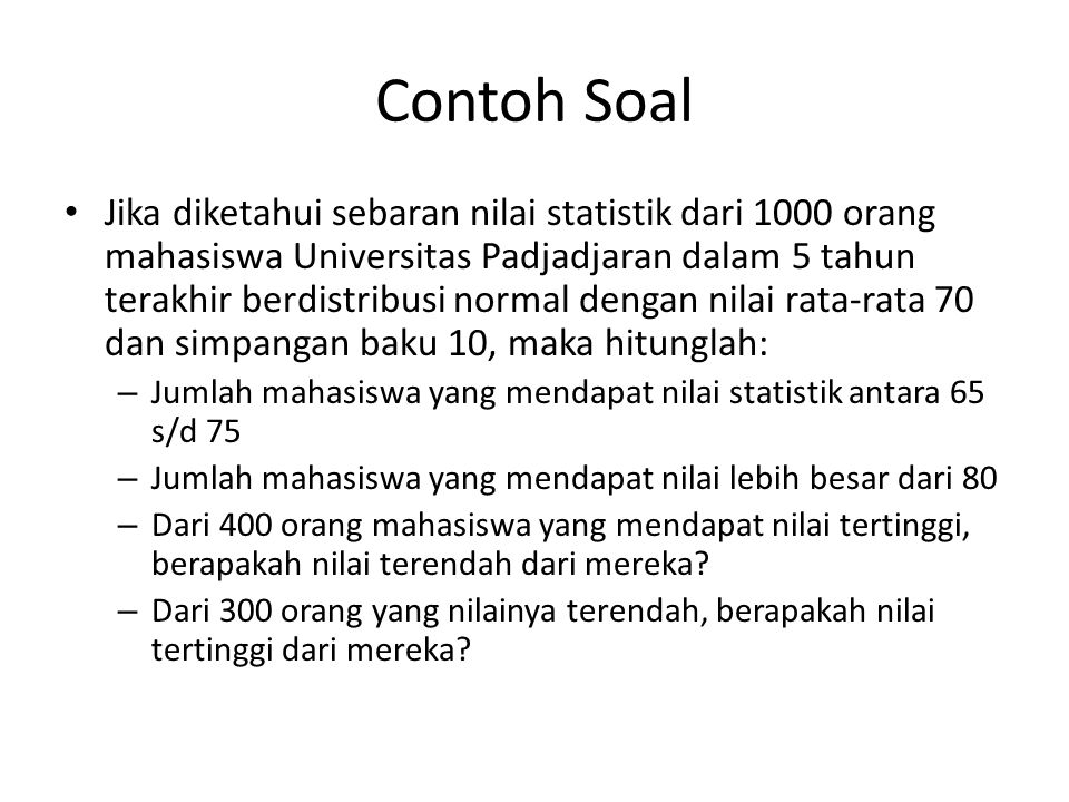 Detail Distribusi Normal Contoh Soal Nomer 37