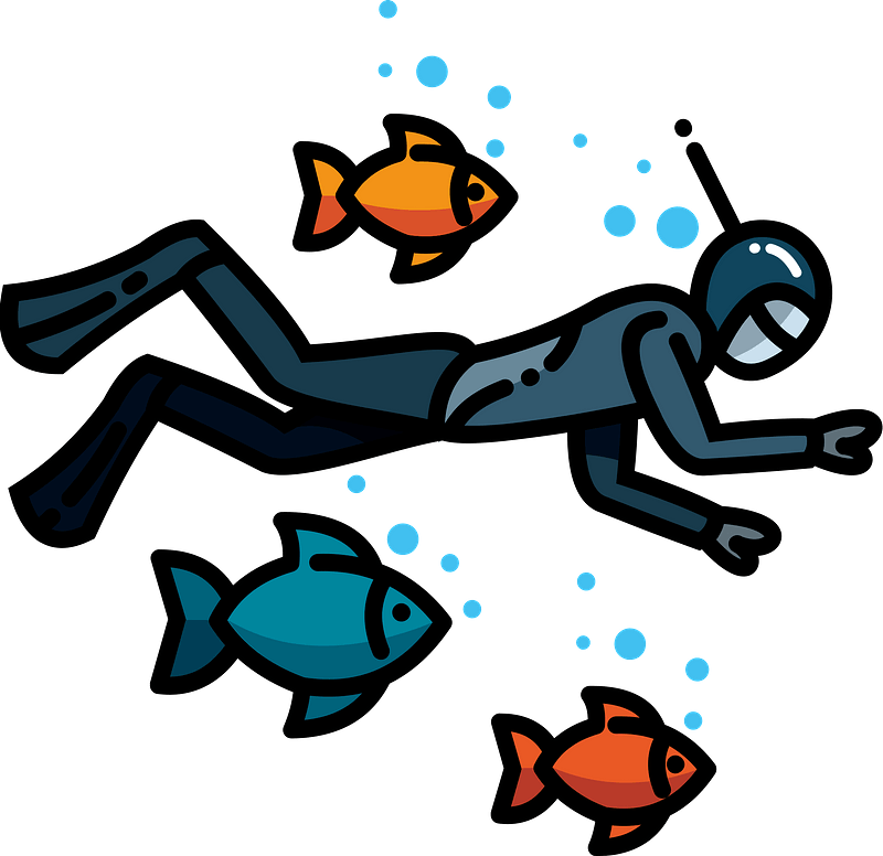 Detail Diver Clipart Nomer 46