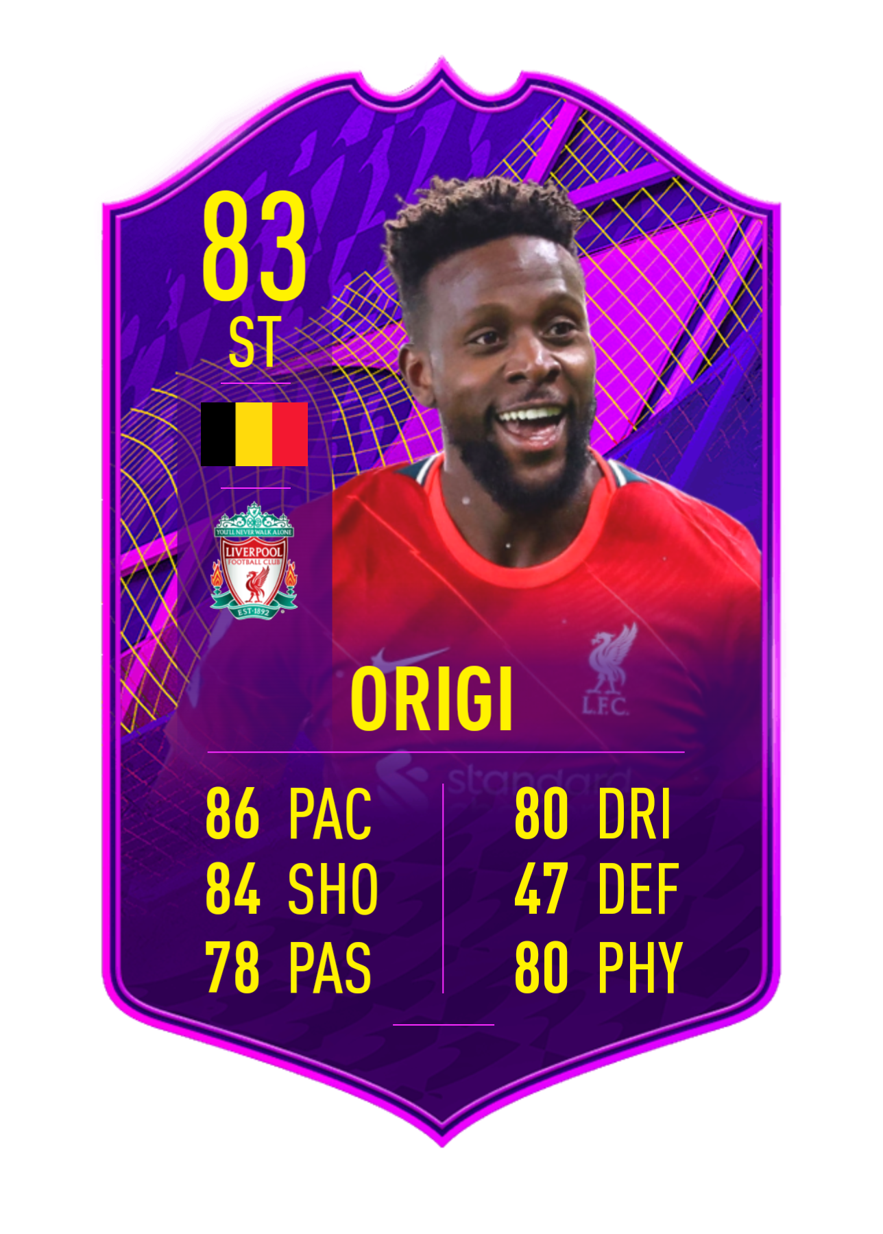 Detail Divock Origi Fifa 18 Nomer 14