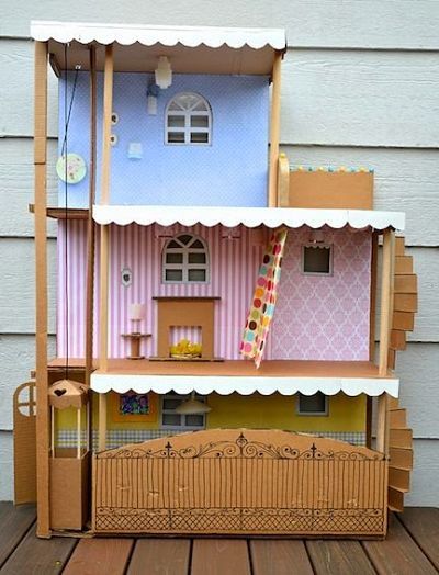 Detail Diy Rumah Barbie Dari Kardus Nomer 14