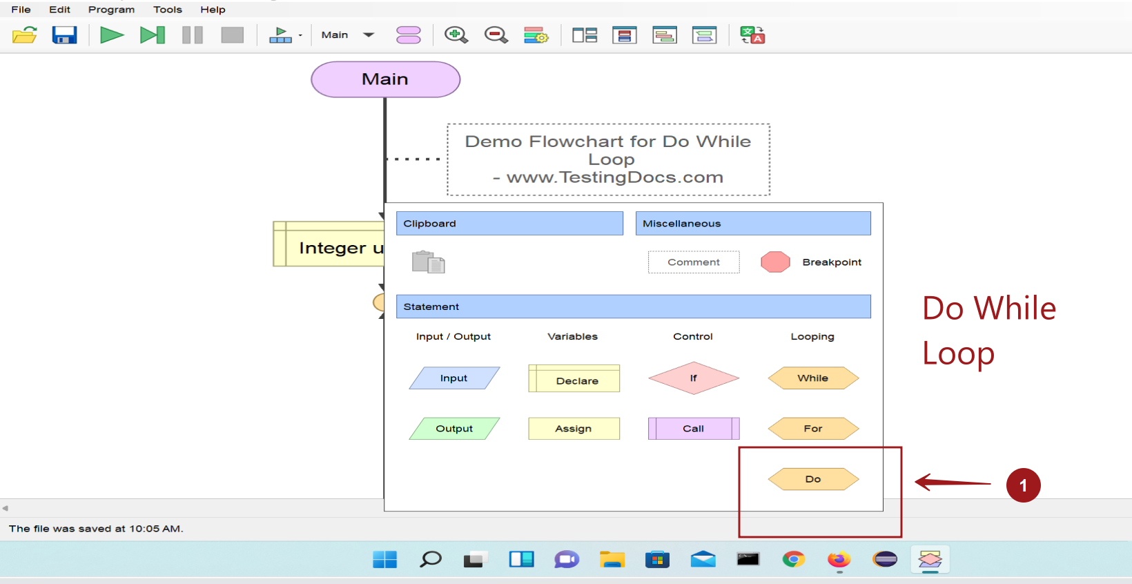 Detail Do While Flowchart Nomer 44