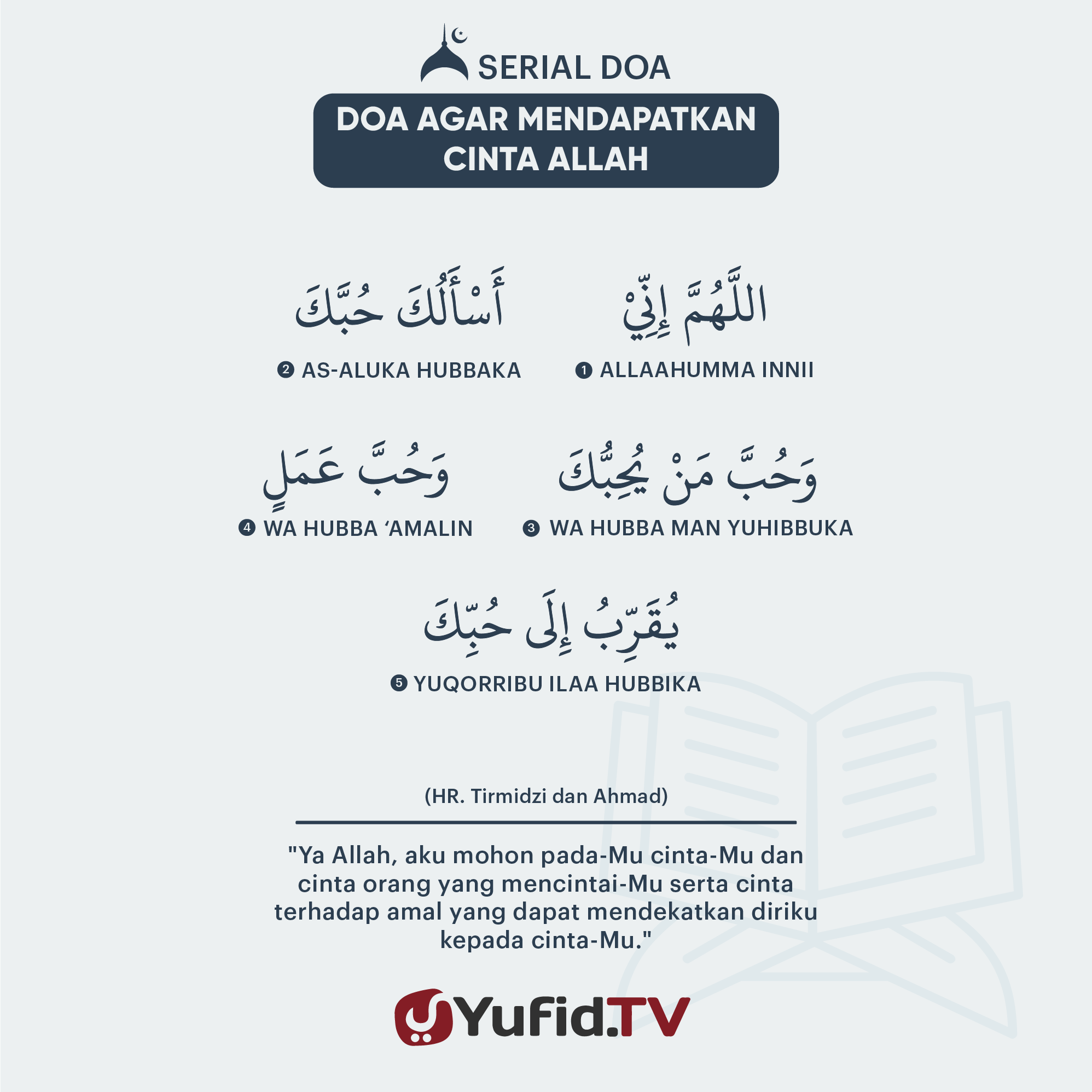 Detail Doa Cinta Allah Nomer 5