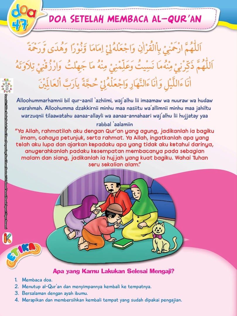 Detail Doa Harian Anak Bergambar Nomer 33