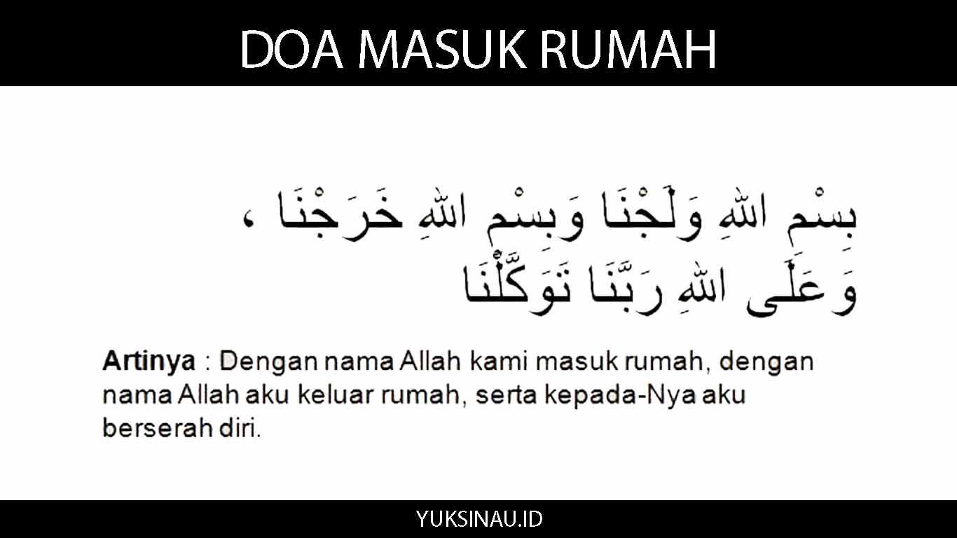 Doa Masuk Rumah Yang Pendek - KibrisPDR