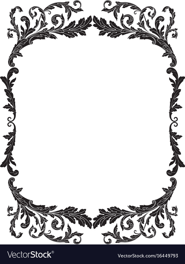 Detail Frame Ornament Nomer 9