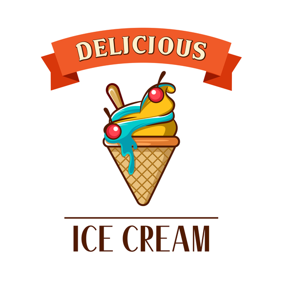 Ice Cream Label Design - KibrisPDR