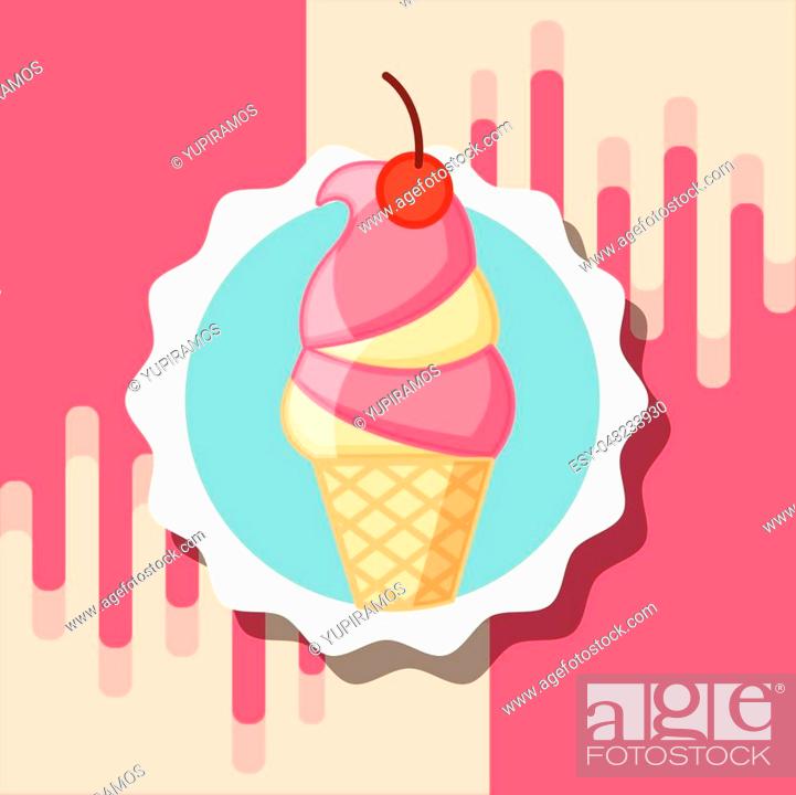 Detail Ice Cream Label Design Nomer 4