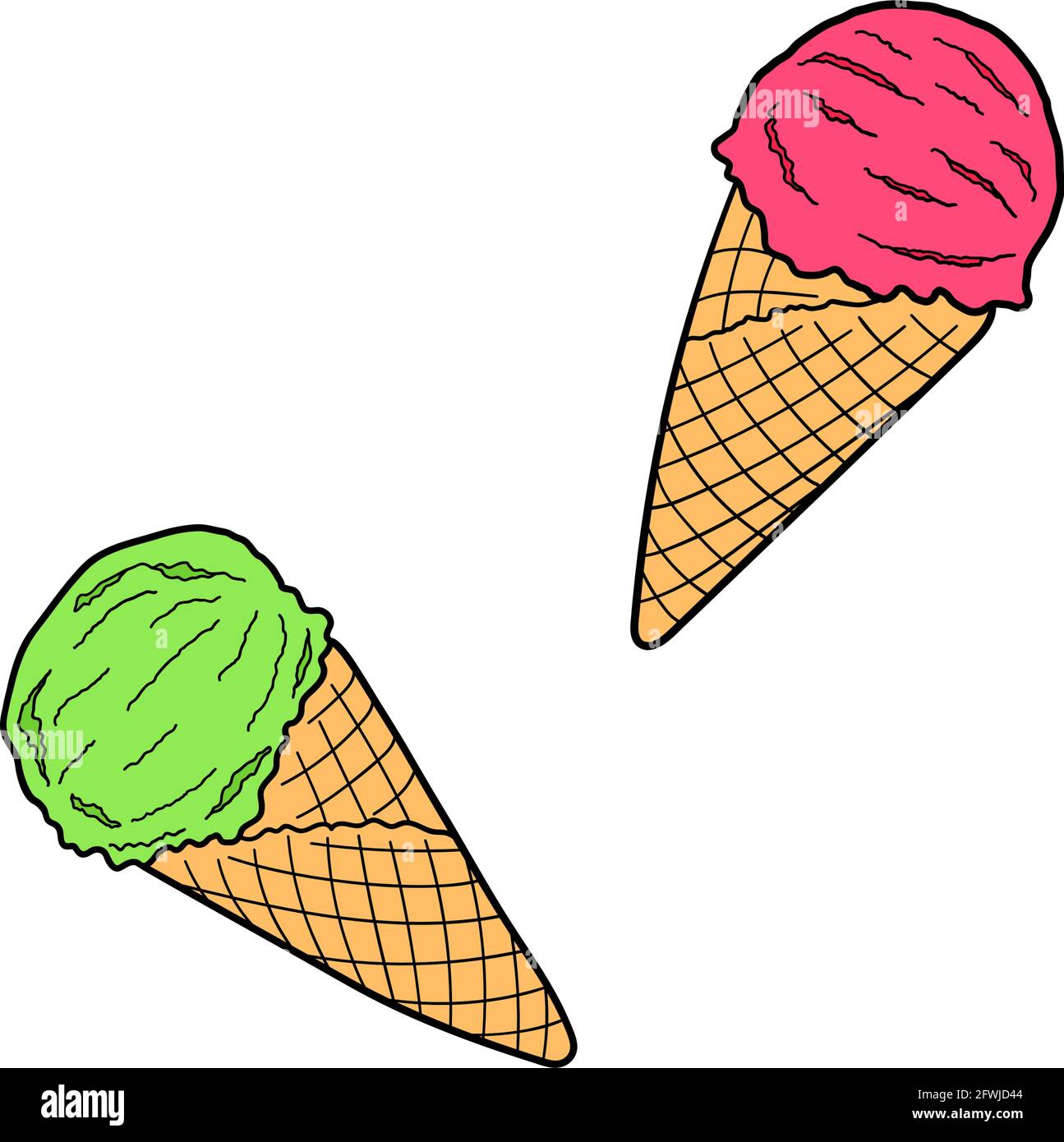 Detail Ice Cream Label Design Nomer 5