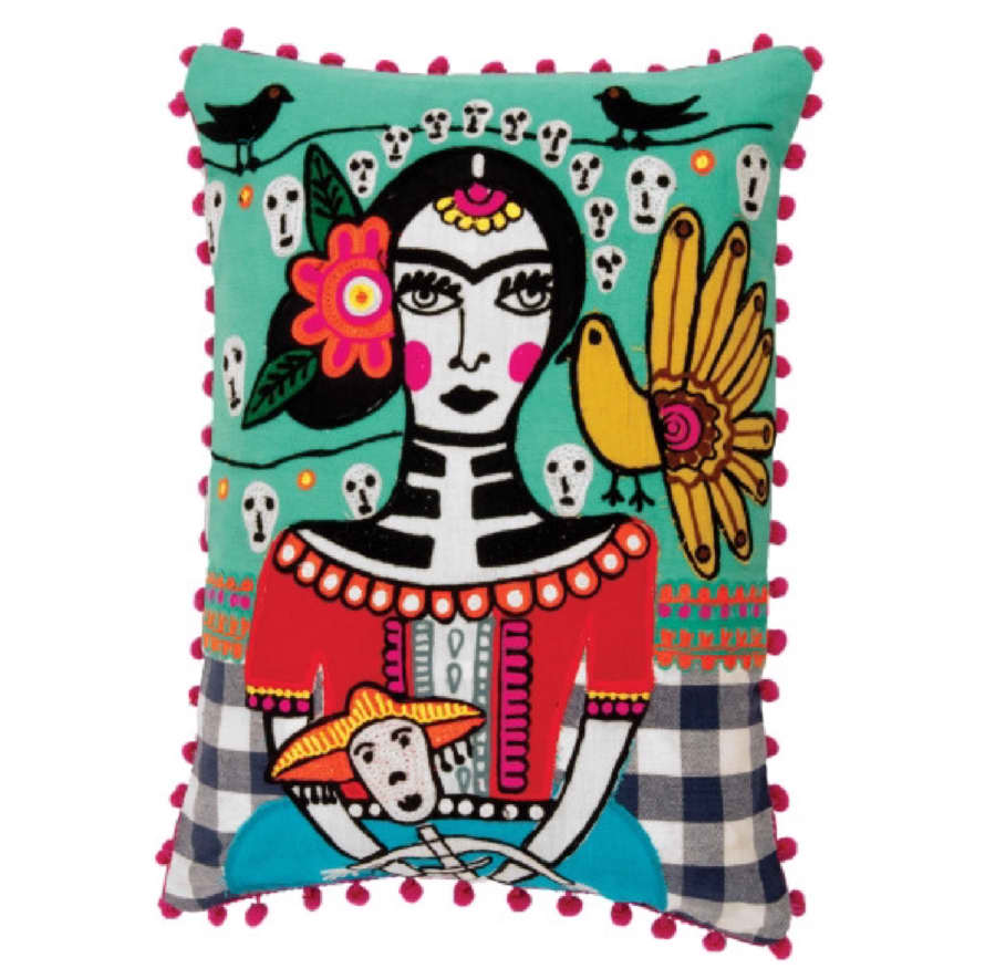 Detail Kissen Frida Kahlo Nomer 12