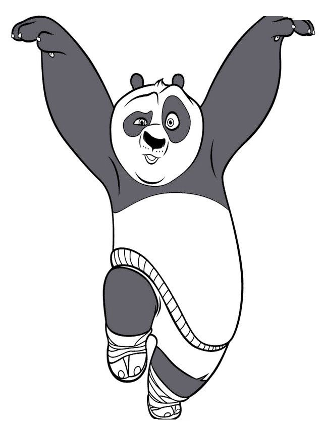 Detail Kung Fu Panda Zeichnen Nomer 2