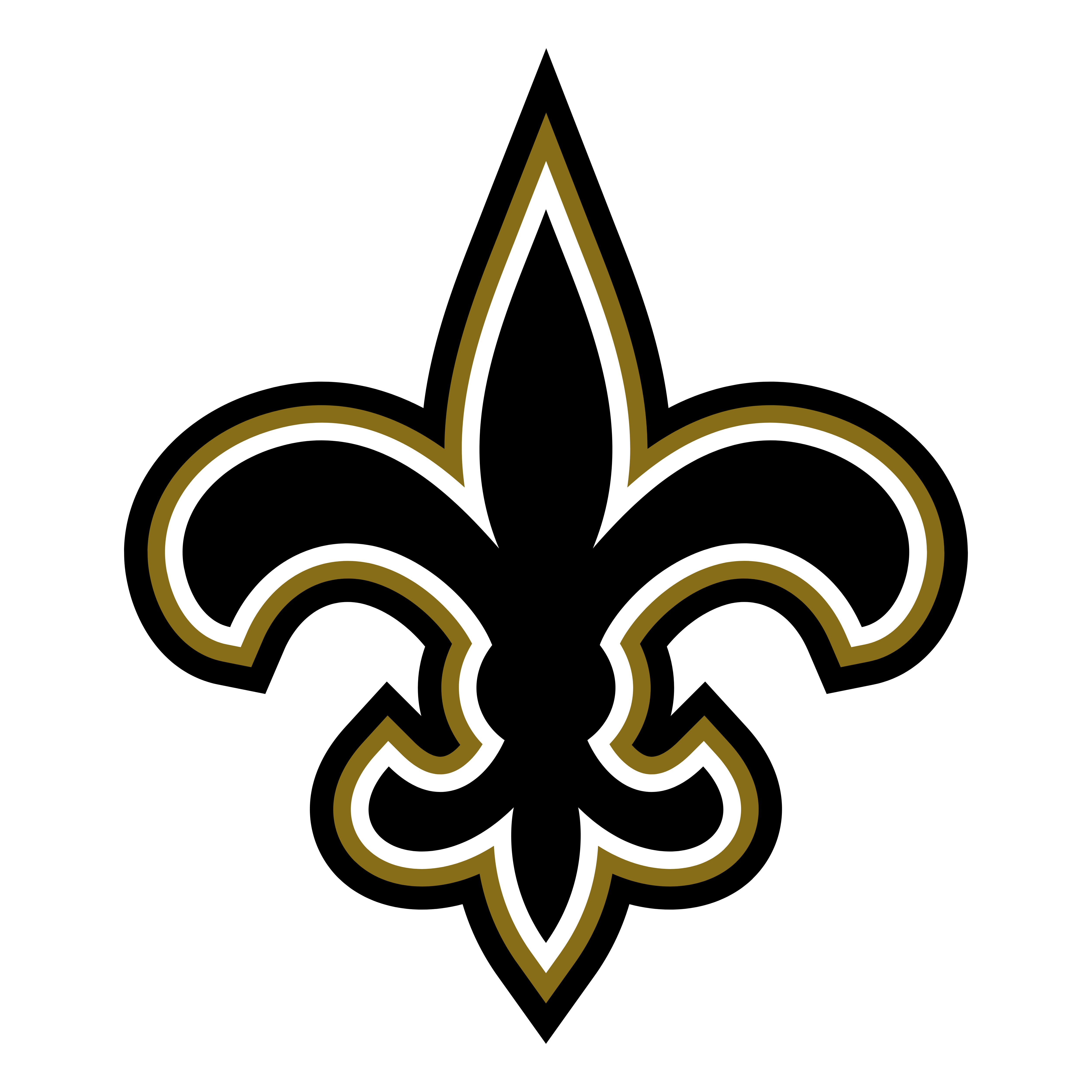 Detail New Orleans Saints Logo Vector Nomer 5