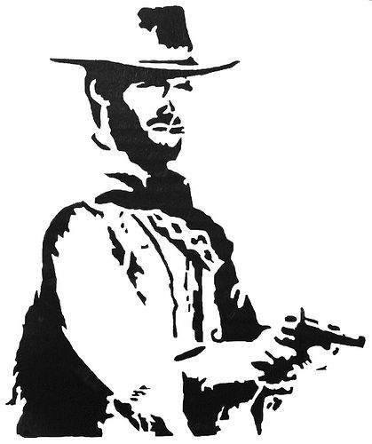 Detail Silhouette Clint Eastwood Nomer 8