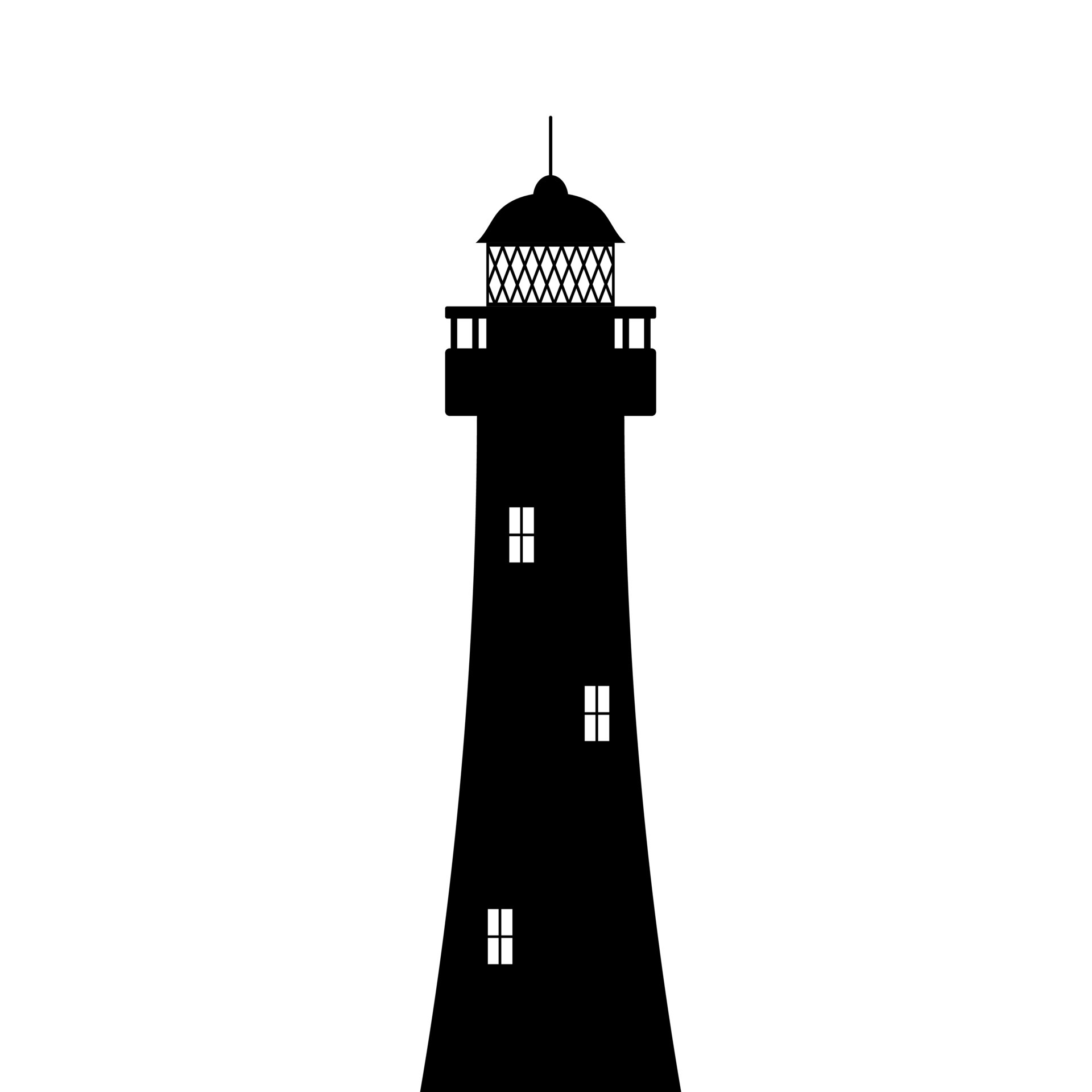 Detail Silhouette Leuchtturm Nomer 11