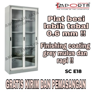 Detail Rak Buku Pintu Kaca Nomer 50