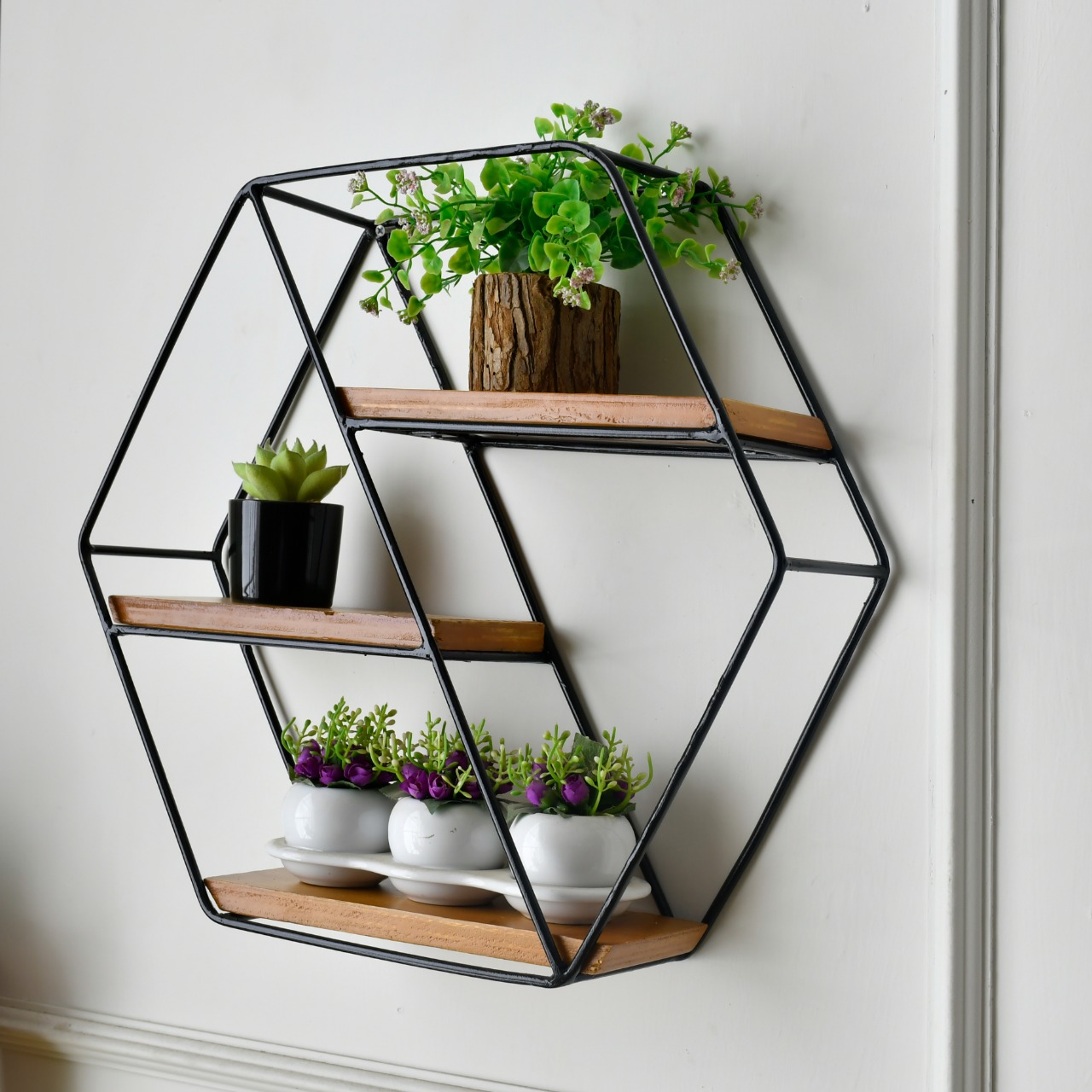 Detail Rak Dinding Hexagonal Nomer 2