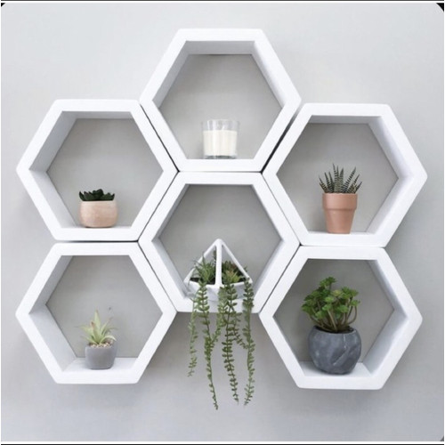 Detail Rak Dinding Hexagonal Nomer 13