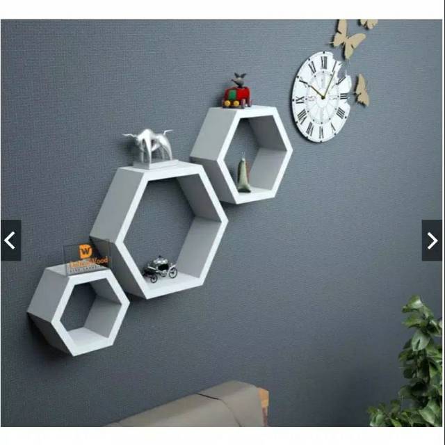 Detail Rak Dinding Hexagonal Nomer 14