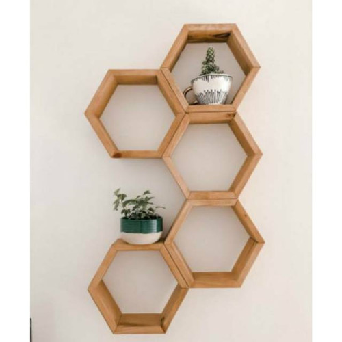 Detail Rak Dinding Hexagonal Nomer 3
