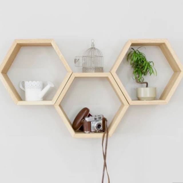 Detail Rak Dinding Hexagonal Nomer 4