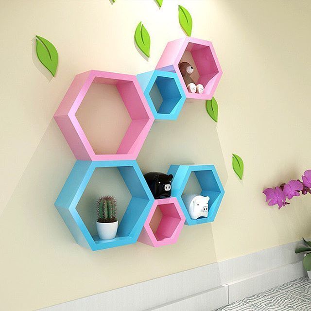 Detail Rak Dinding Hexagonal Nomer 33