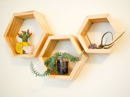 Detail Rak Dinding Hexagonal Nomer 46