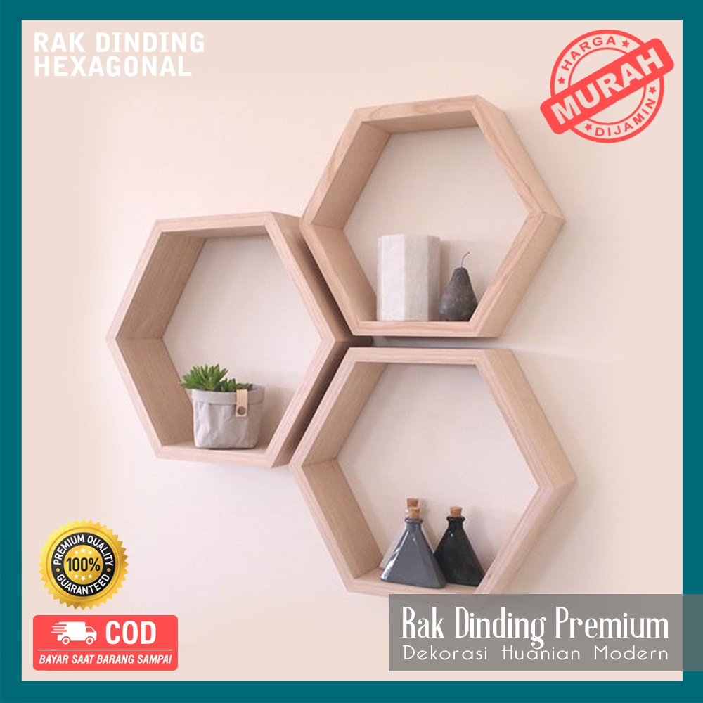 Detail Rak Dinding Hexagonal Nomer 47