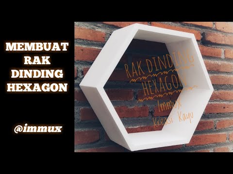 Detail Rak Dinding Hexagonal Nomer 54