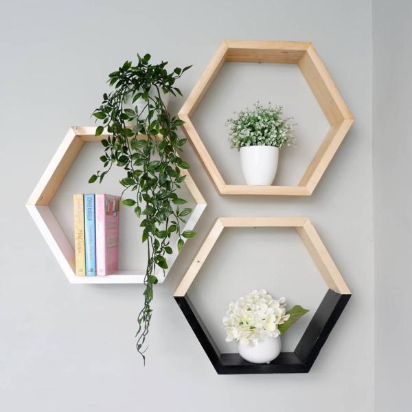 Detail Rak Dinding Hexagonal Nomer 7