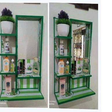 Detail Rak Make Up Gantung Nomer 48