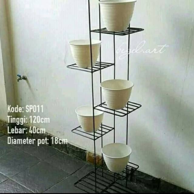 Detail Rak Pot Bunga Unik Nomer 16