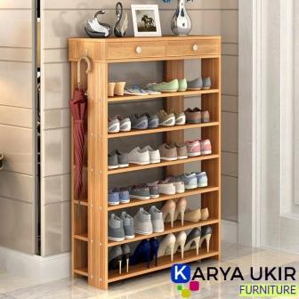 Detail Rak Sepatu Kayu Minimalis Terbaru Nomer 24