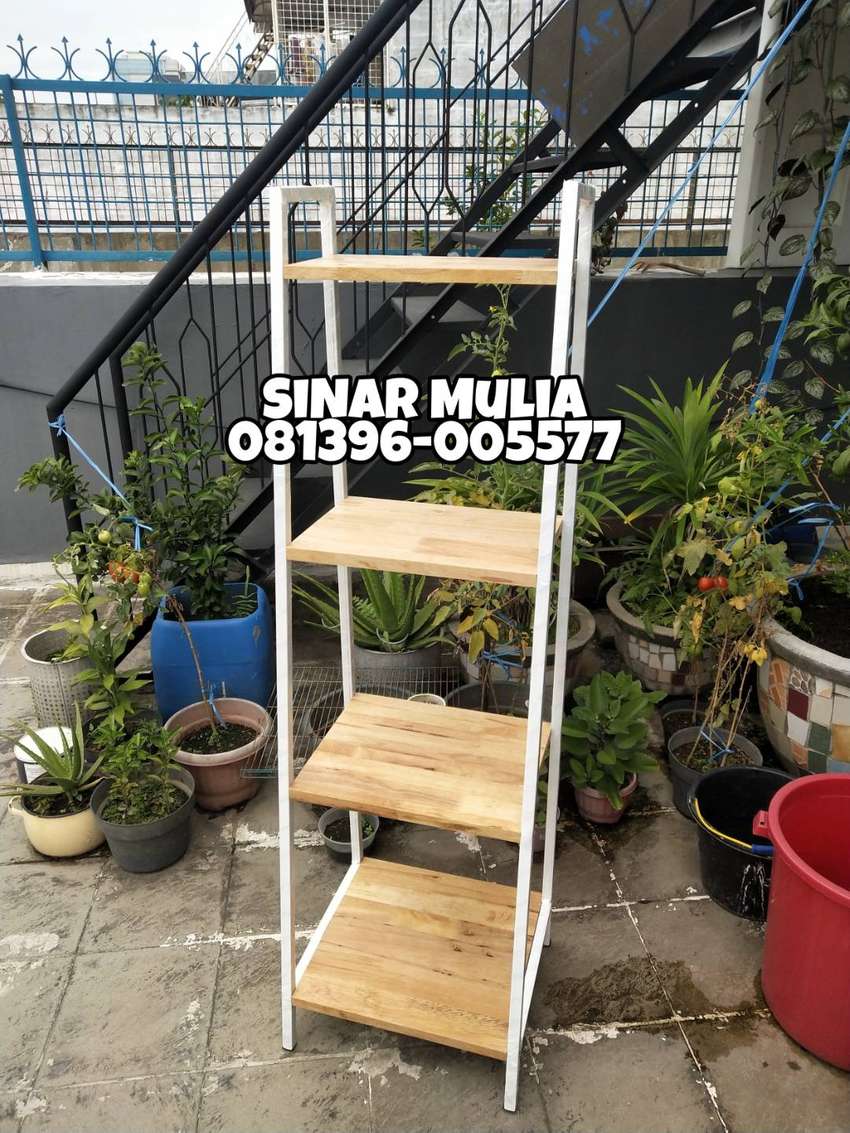 Detail Rak Sudut Kayu Nomer 35