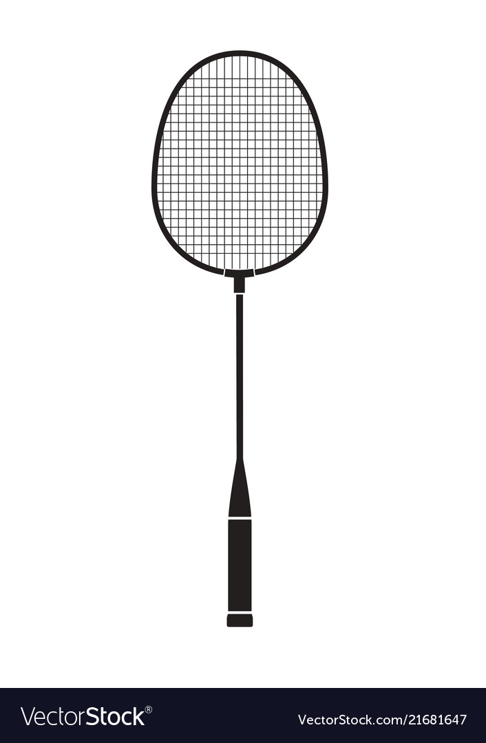 Raket Badminton Vector - KibrisPDR