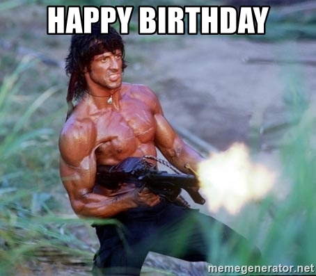 Detail Rambo Birthday Meme Nomer 2