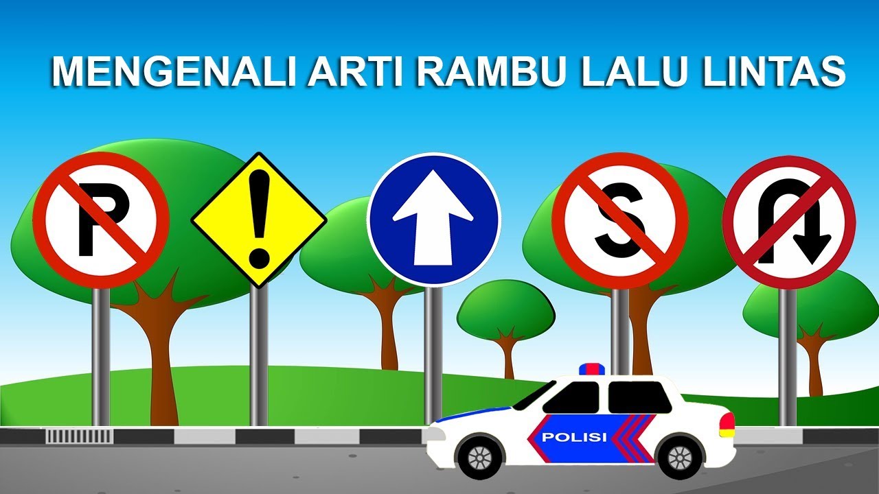 Detail Rambu Lalu Lintas Animasi Nomer 3