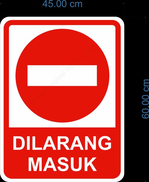 Detail Rambu Mobil Dilarang Masuk Nomer 39