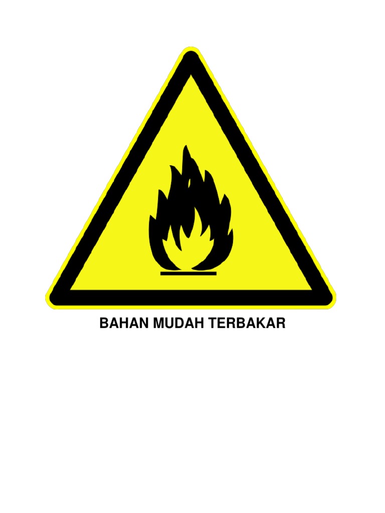 Detail Rambu Mudah Terbakar Nomer 9