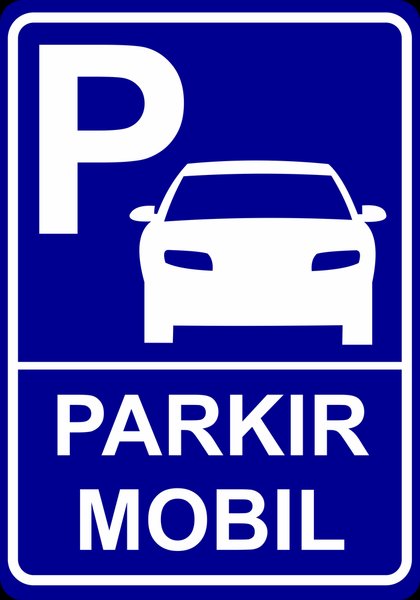 Detail Rambu Parkir Mobil Nomer 2