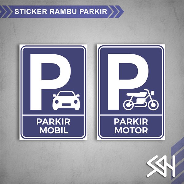 Detail Rambu Parkir Motor Nomer 22