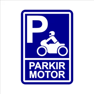 Rambu Parkir Sepeda Motor - KibrisPDR