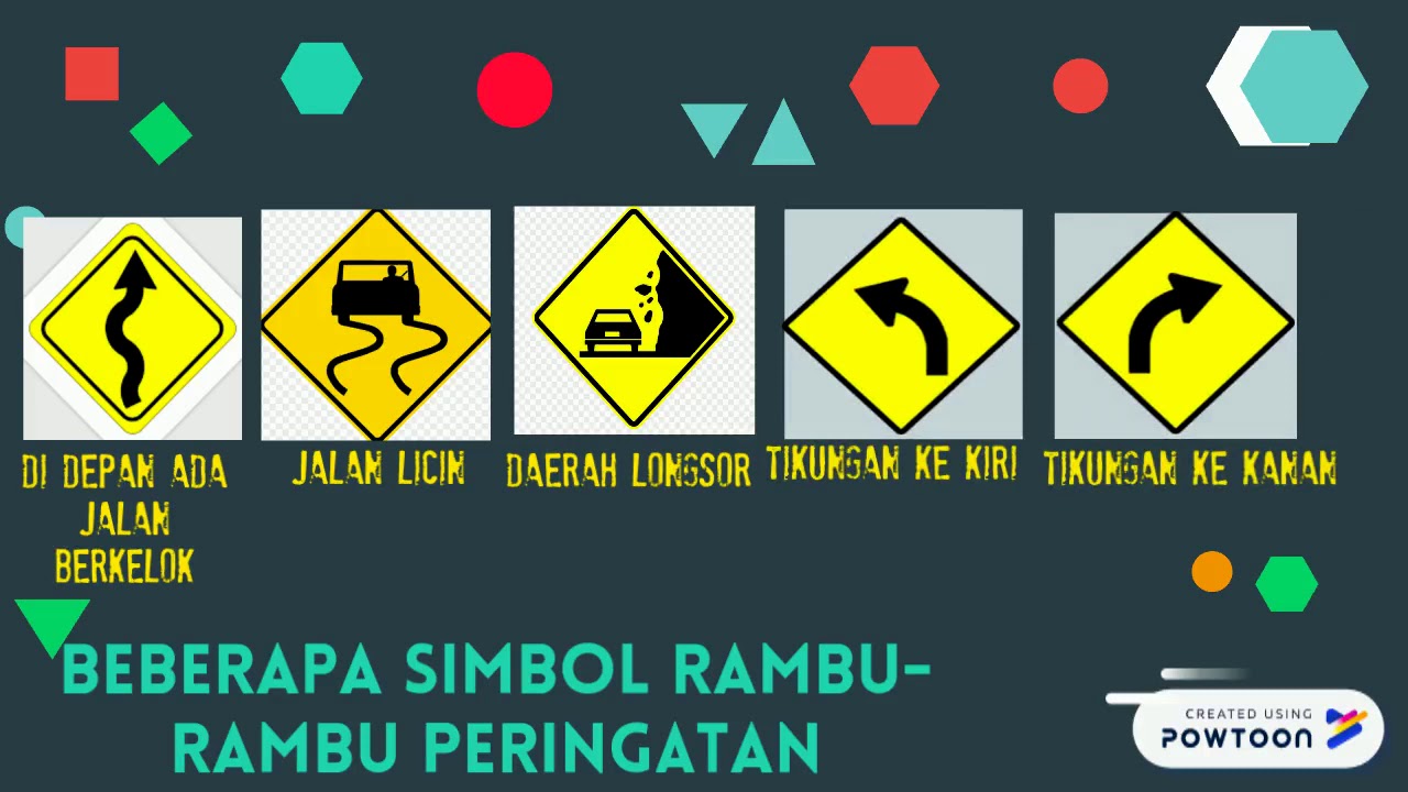 Detail Rambu Rambu Jalan Licin Nomer 32