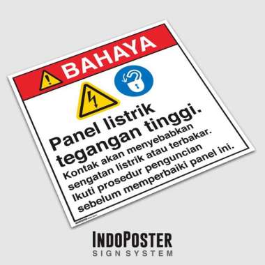 Detail Rambu Tegangan Tinggi Nomer 23