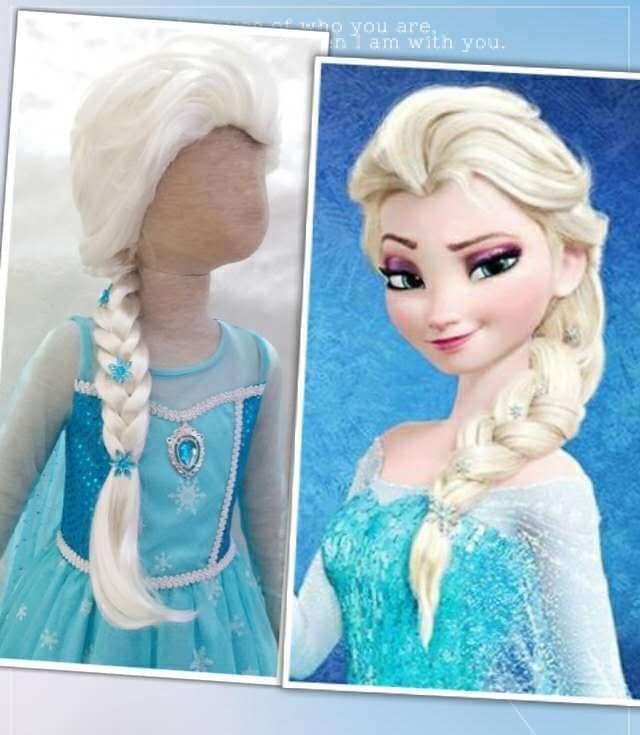 Detail Rambut Elsa Frozen Nomer 7