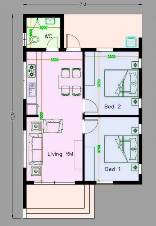 Detail Rancangan Rumah Sederhana Nomer 25