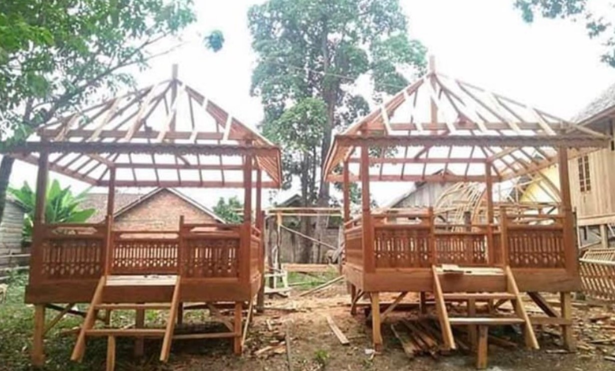 Detail Rangka Atap Gazebo Kayu Nomer 9