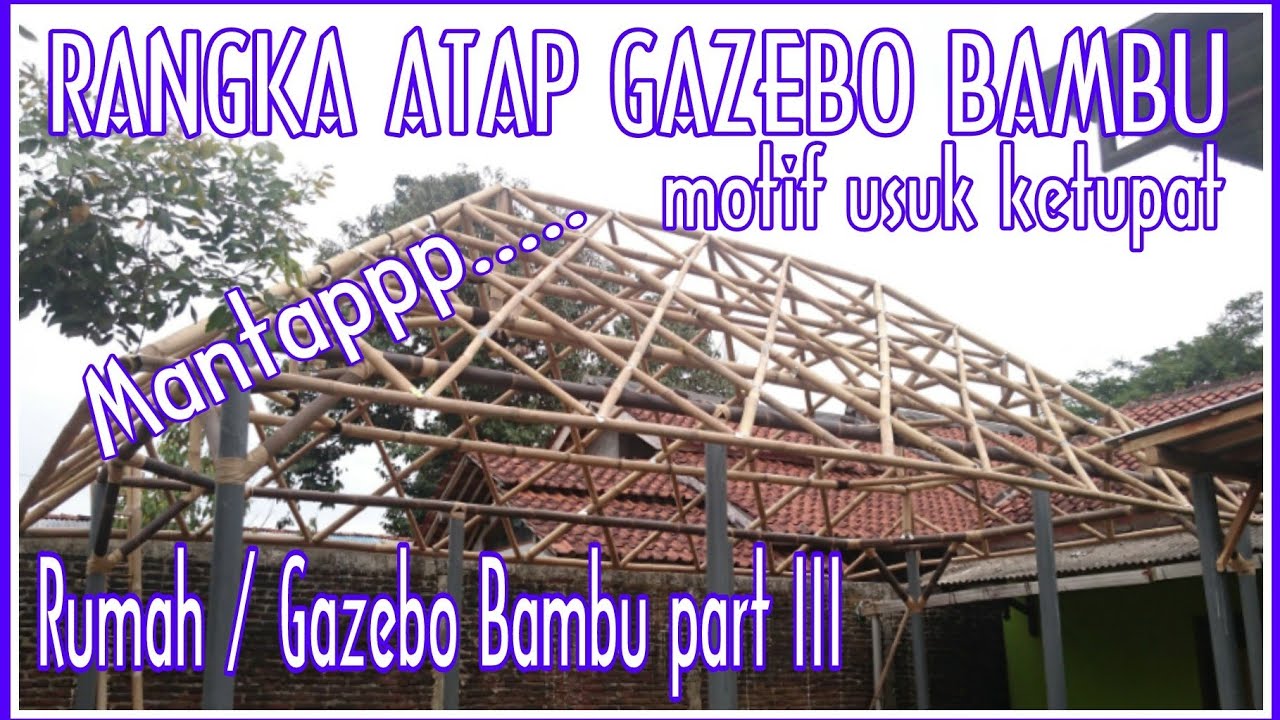 Detail Rangka Atap Gazebo Kayu Nomer 14