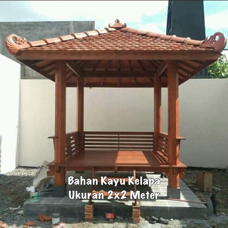 Detail Rangka Atap Gazebo Kayu Nomer 17