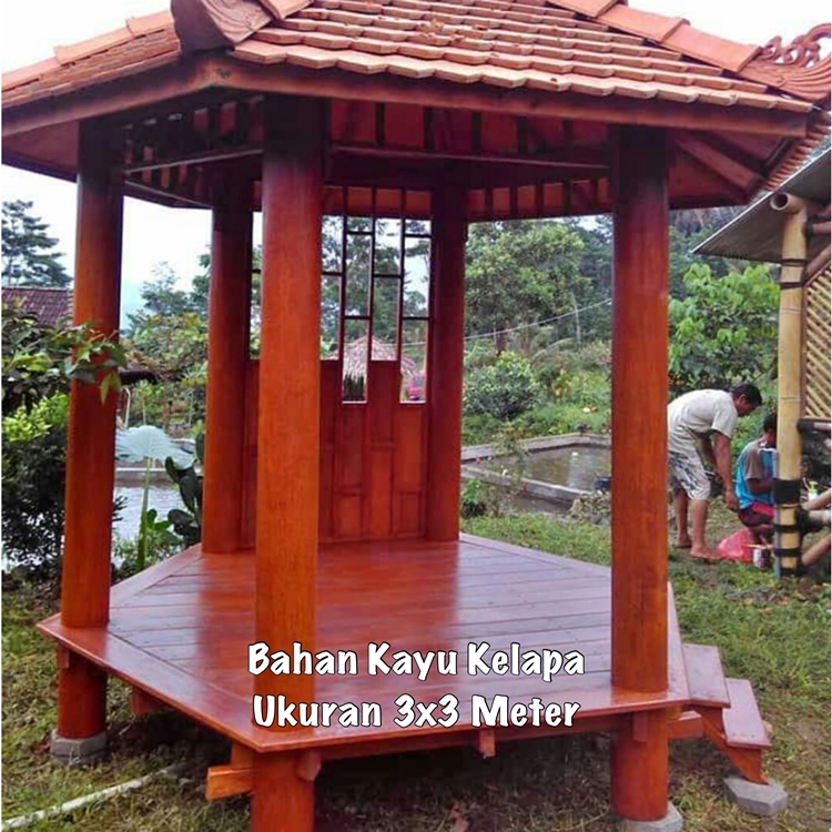 Detail Rangka Atap Gazebo Kayu Nomer 19
